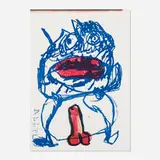 Untitled (from the One Cent Life portfolio) by Karel Appel, 1964, lithograph in colors, sold Aug 2021
