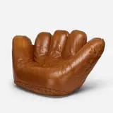 Joe chair by Donato d'Urbino and Paolo Lomazzi Jonathan de Pas, 1970, leather, brass, sold Jul 2021