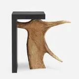 Rick Owens, Stag T, c. 2016, lacquered wood, moose antler