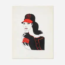 Karl Wirsum, Untitled (Study for Baseball Girl, 1964), 2015, archival pigment print