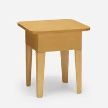 Roy McMakin, Cove table, 1988, maple plywood, maple