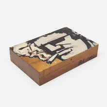 Robert Loughlin, Untitled (box), 2003, acrylic and ink on found object
