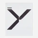 Wade Guyton, X Poster (Untitled, 2007, Epson UltraChrome inkjet on linen, 84 x 69 inches, WG1211), 2019, UltraChrome inkjet on linen