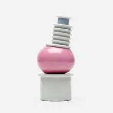 Nilo vase by Ettore Sottsass, glazed porcelain, sold Jul 2021