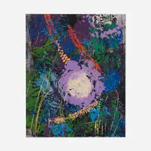 Van Hanos, Pressed Flowers, c. 2013, block printing with ink on vellum