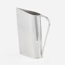 Normandie pitcher by Peter Müller-Munk, 1935, chrome-plated brass, sold Jul 2021