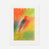 Ross Bleckner, Indian Songbird, 2012, archival pigment print on Crane Museo Max