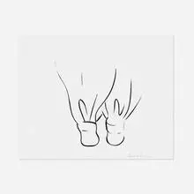 Simple Labia for the Home by Sue Williams, 2002, ink on vellum, sold Jul 2021