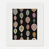 Fred Tomaselli, Bloom, 2011, screenprint in colors on archival inkjet print