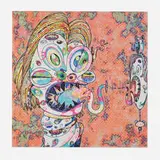 Homage to Francis Bacon by Takashi Murakami, 2016, offset lithograph in colors, sold Jul 2021