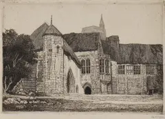 Untitled by F. L. Griggs, 1920 etching, sold Nov 2021