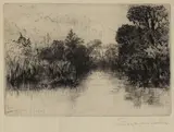 Francis Seymour Haden, Untitled, 1874 etching