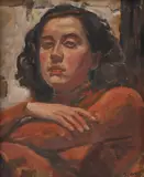 Robert Sivell, Untitled, oil on board 43 x 35.5cm .