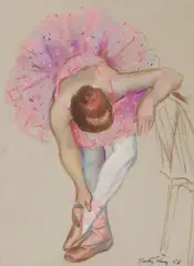 Dorothy King, Untitled, pastel 45.5 x 33cm
