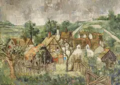 Giulio Bagnoli, Untitled, oil on canvas 80 x 110cm .