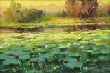 Yuri Kuchinov, Untitled, oil on canvas 24.5 x 35cm