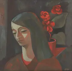 Vladimir Lunevski, Untitled, oil on canvas 59.5 x 54cm