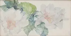 Isabel Diaz, Untitled, oil on canvas board 67 x 128cm Provenance: With Galleria Duemila