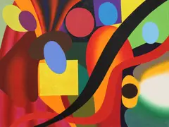 Eugene Brimmerberg, Untitled, oil on canvas 64.5 x 85.5cm