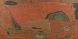 Sun Doo Kim, Namdo, the Southern Province - Mother's Land, 1994, ink and powder color on jangji on canvas