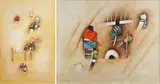 Witold-K, Untitled (P-71-1604), 1971; Untitled, 1973 (2)