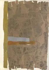 Codex Coner Piede Vicentino V, 1979 - 1980 by Michael Goldberg, metal powders, liquitex, acrylic, pastel and chalk on canvas, offered May 2009