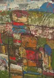Fateh Moudarres, Untitled (Figures with flowers)