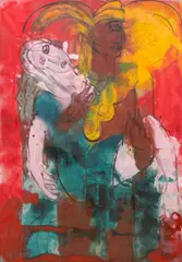 El Azteca by Grace Hartigan, 1987, oil on canvas, offered May 2009