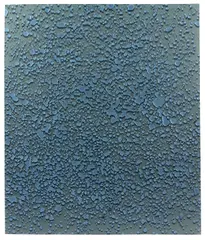 Jason Young, Shot in Blue, 2001, acrylic and resin on wood
