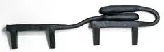 Charles Long, Shelf-Content, 1997 (2 parts), rubber, wood and metal construction
