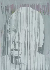 Andreas Diefenbach, Selbst noch wach von gestern, 2003, oil, lacquer and acrylic on linen