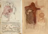 Jose Luis Cuevas, Kafka viviendo sus diarios; Untitled (2)