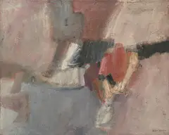 Lilia Carrillo, Frente al rio, 1963, oil on canvas