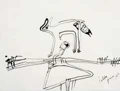 Untitled by Francisco Toledo, 1964, ink on paper, offered May 2009