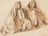 Francisco Zúñiga, Dos mujeres sentadas