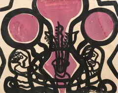 Untitled by Amelia Peláez, 1962, tempera and gouache on paper, sold May 2009