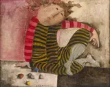 Graciela Rodo Boulanger, Jeu de billes, 1975, oil on canvas