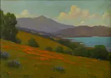 William Barr, 'Mount Tamalpais and San Francisco Bay', oil on canvas