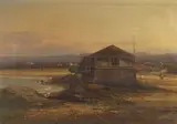Carl von Perbandt, Monterey Custom House, 1879, oil on canvas