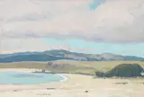 Clark Hobart, Monterey Bay, oil on canvas