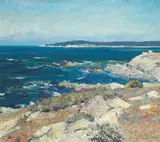 Guy Rose, Carmel seascape (A blue sea, Carmel)