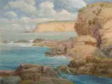 William Lees Judson, Coastal scene, believed to be Catalina Island