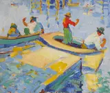 Selden Connor Gile, 'Monterey fishermen'