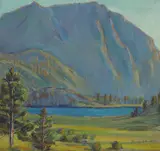 Donna N. Schuster, 'Convict Lake', California, oil on canvas