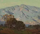 San Gabriel Mountains by Edgar Alwin Payne, 1921, oil on canvas, offered Apr 2009