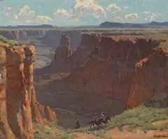 Edgar Alwin Payne, 'Blue Canyon', oil on canvas