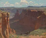 Edgar Alwin Payne, 'Blue Canyon', oil on canvas