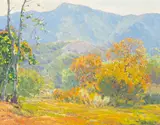 Hanson Puthuff, Sespe Canyon, 1924, oil on canvas