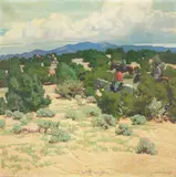 Ernest Martin Hennings, Riders in the foothills