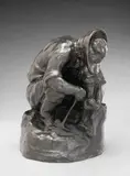 Arthur Putnam, 'Prospector', bronze with dark brown patina
